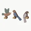 Niños Bloomingville Mini Ganchos de pared de madera Lewi, 3 uds.