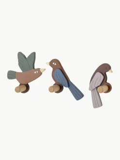 Niños Bloomingville Mini Ganchos de pared de madera Lewi, 3 uds.