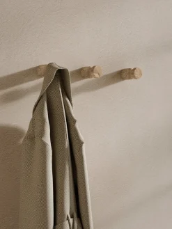 Westwing Collection Ganchos de pared de travertino Disa, 2 uds.^ Percheros De Pared