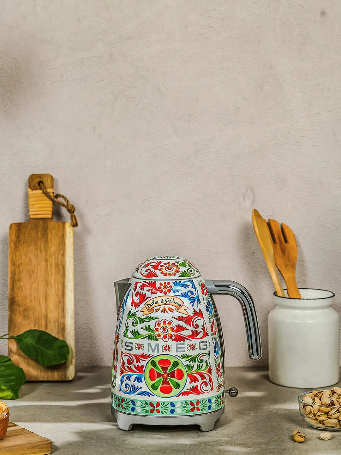 Smeg Hervidor Dolce & Gabbana - Sicily Is My Love, 1,7 L^ Hervidores Eléctricos