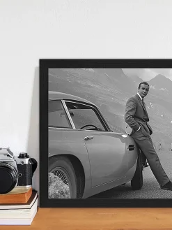 Any Image Impresión digital enmarcada Sean Connery (James Bond)