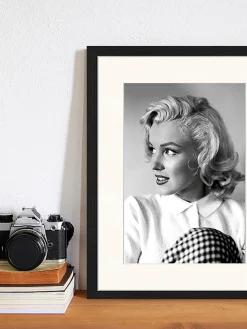 Any Image Impresión digital enmarcada Marilyn Monroe