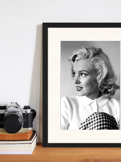 Any Image Impresión digital enmarcada Marilyn Monroe