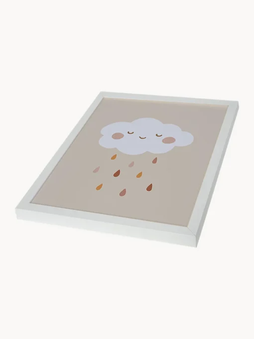 Any Image Impresión digital enmarcada Lovely Rain^Niños Decoración Infantil