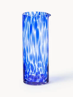 Westwing Collection Jarra artesanal con estampado a lunares Oakley, 1.1 L^ Jarras De Agua|Vajillas Completas