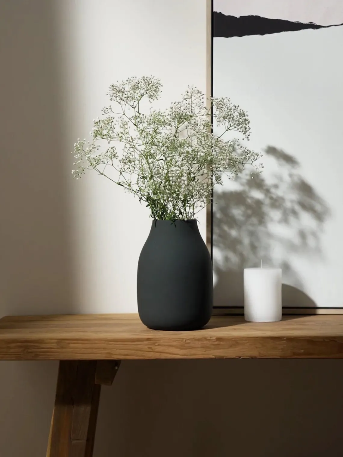 blomus Jarrón artesanal Colora, Al 20 cm