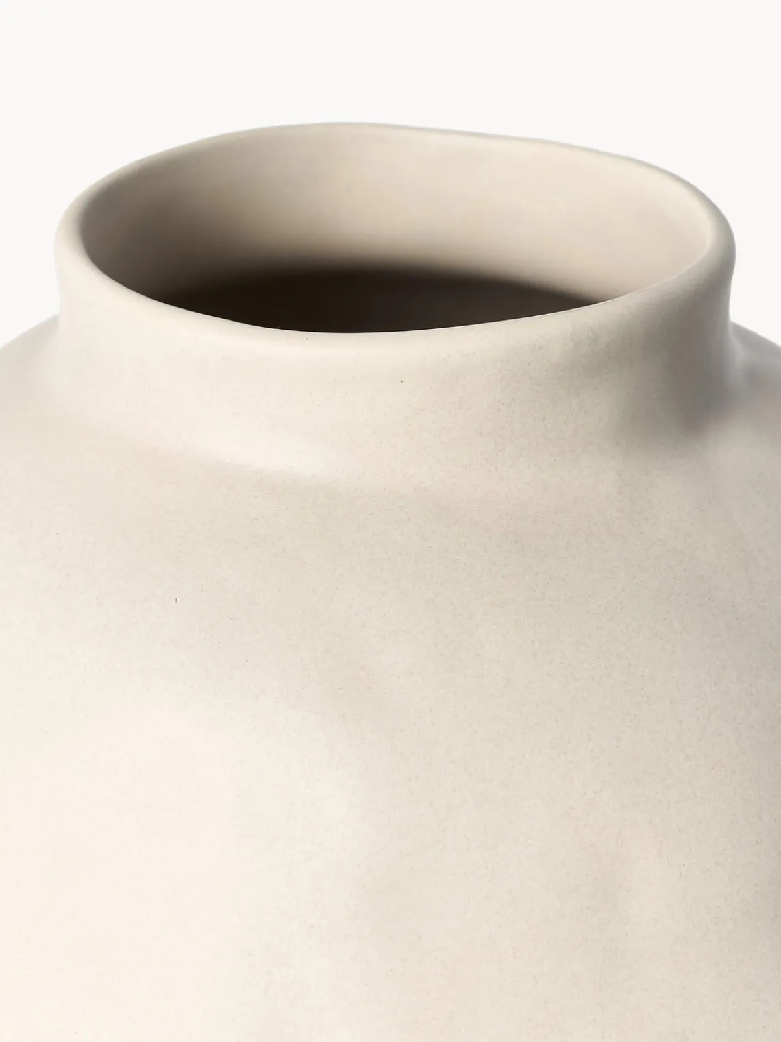 Westwing Collection Jarrón artesanal de diseño de gres Saki, 32 cm^ Jarrones|Jarrones
