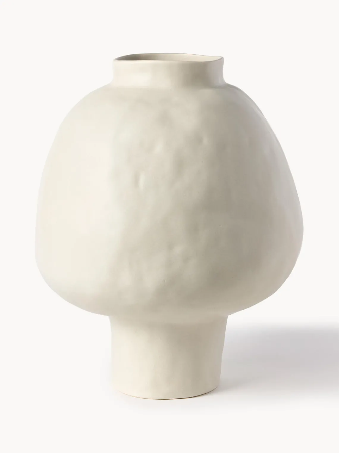 Westwing Collection Jarrón artesanal de diseño de gres Saki, 40 cm^ Jarrones|Jarrones