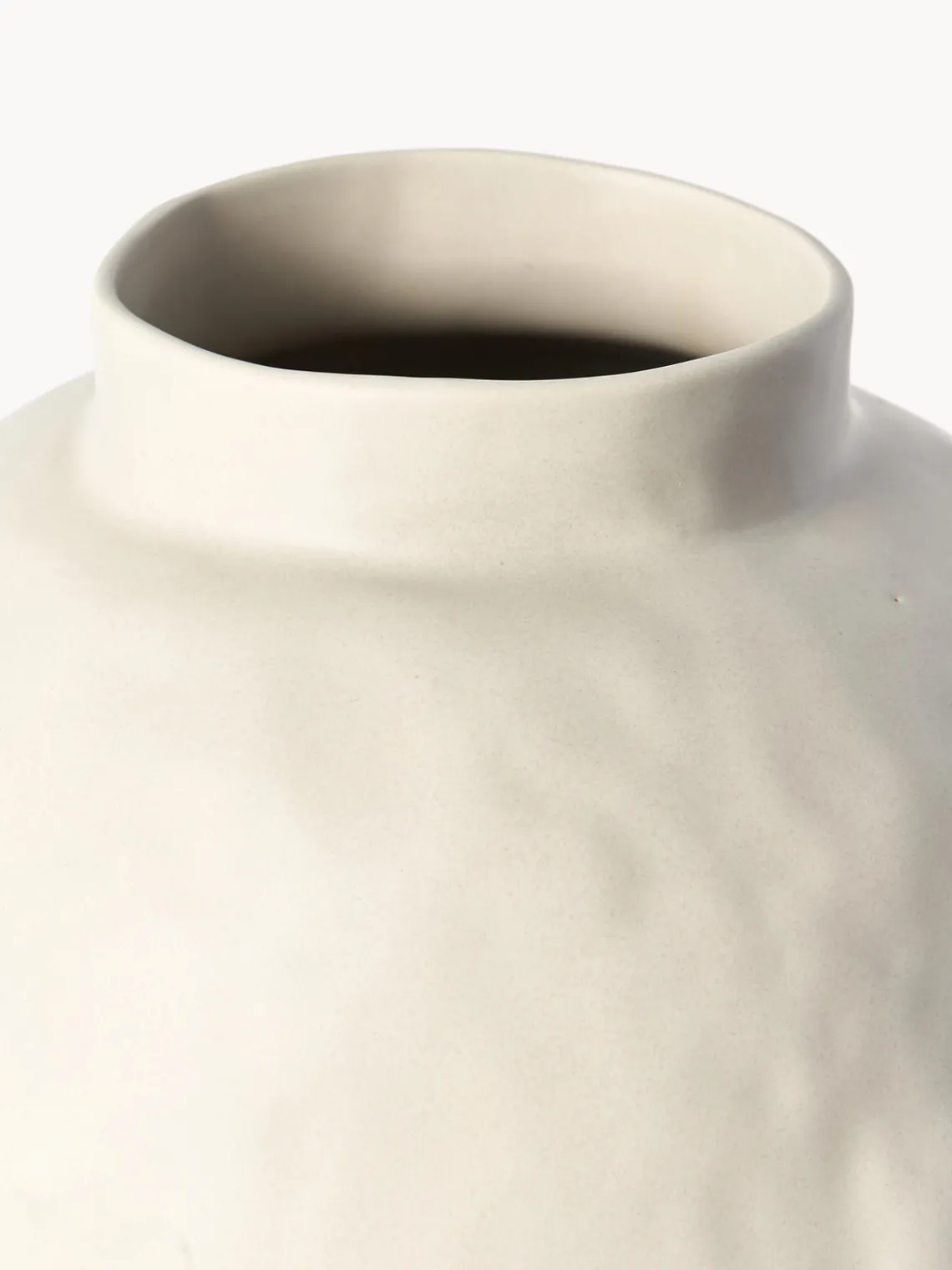 Westwing Collection Jarrón artesanal de diseño de gres Saki, 40 cm^ Jarrones|Jarrones