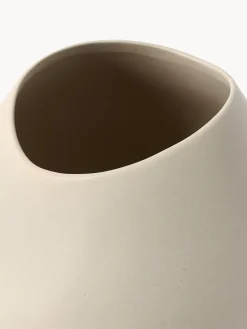 Westwing Collection Jarrón artesanal de gres Opium, 28 cm