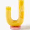 Jonathan Adler Jarrón artesanal en look mármol Mustique, 20 cm