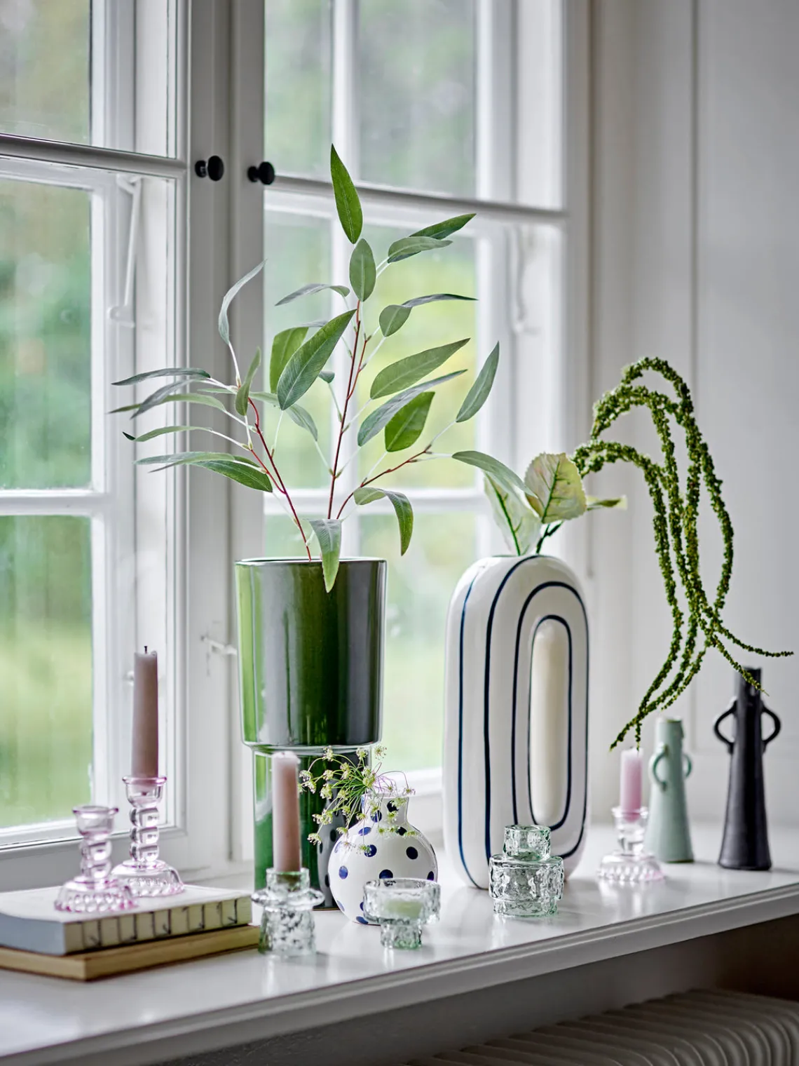 Bloomingville Jarrón artesanal Mae, 32 cm^ Jarrones|Jarrones