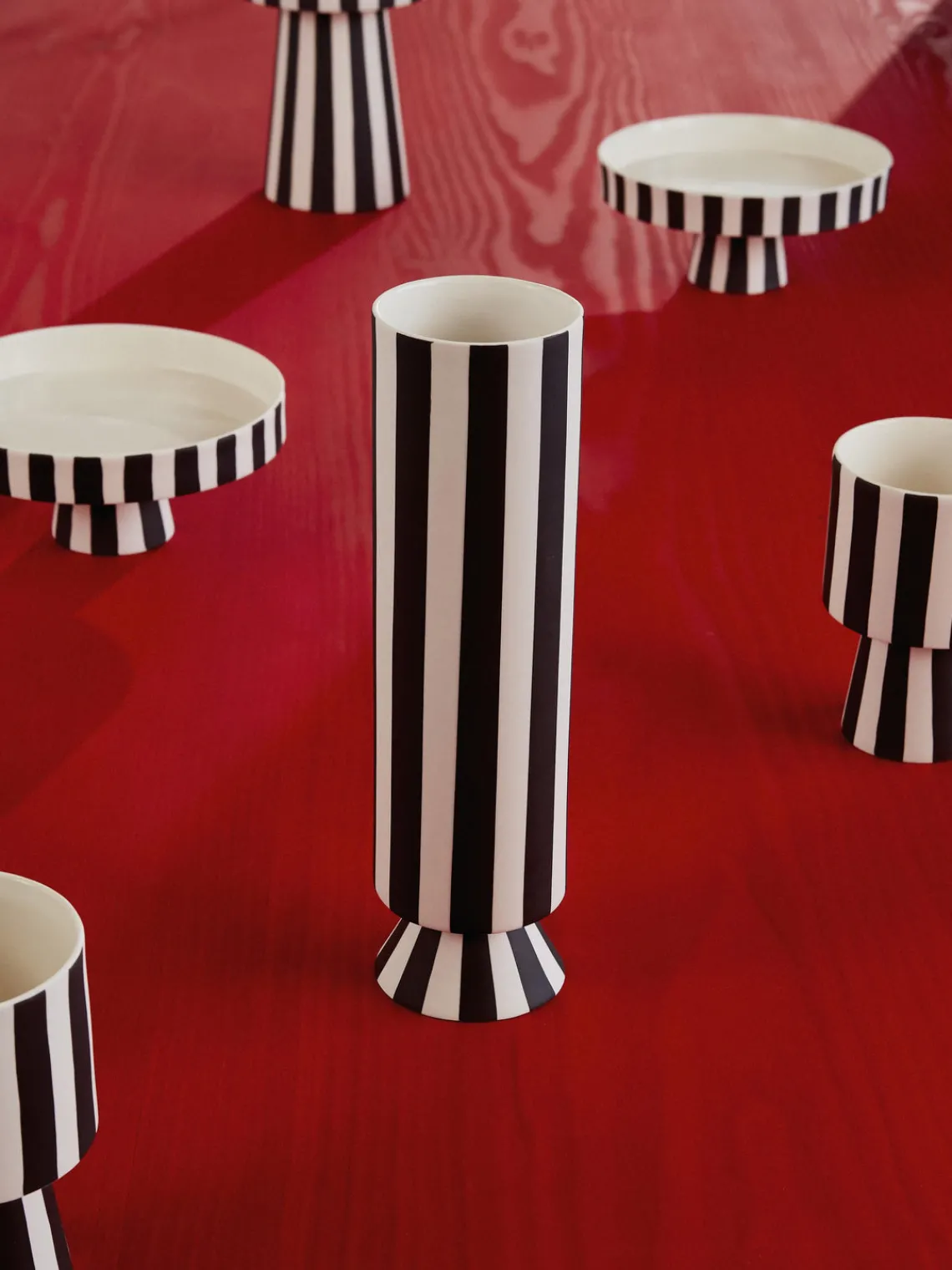 Oyoy Living Design Jarrón artesanal Toppu, 31 cm