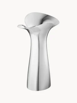 GEORG JENSEN Jarrón de acero inoxidable Bloom Botanica, 22 cm^ Jarrones|Decoración