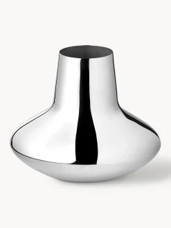 GEORG JENSEN Jarrón de acero inoxidable Henning Koppel, 22 cm