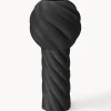 Cooee Design Jarrón de cerámica pintado a mano Twist Ball, 34 cm