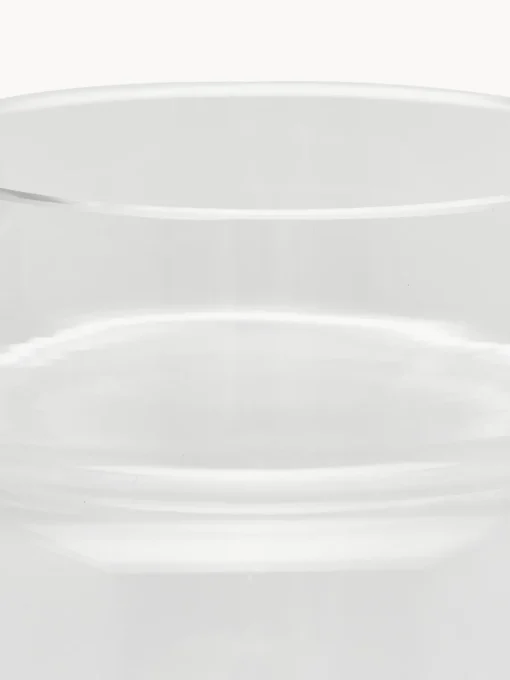 Westwing Collection Jarrón de cristal Lasse, 22 cm