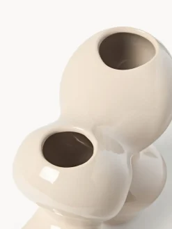 Westwing Collection Jarrón de gres Madhuri, 25 cm