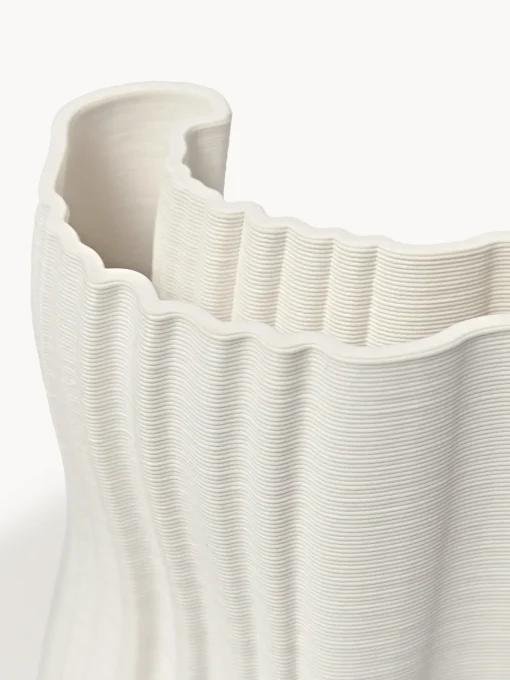 Ferm Living Jarrón de gres Moire, 30 cm^ Jarrones|Jarrones