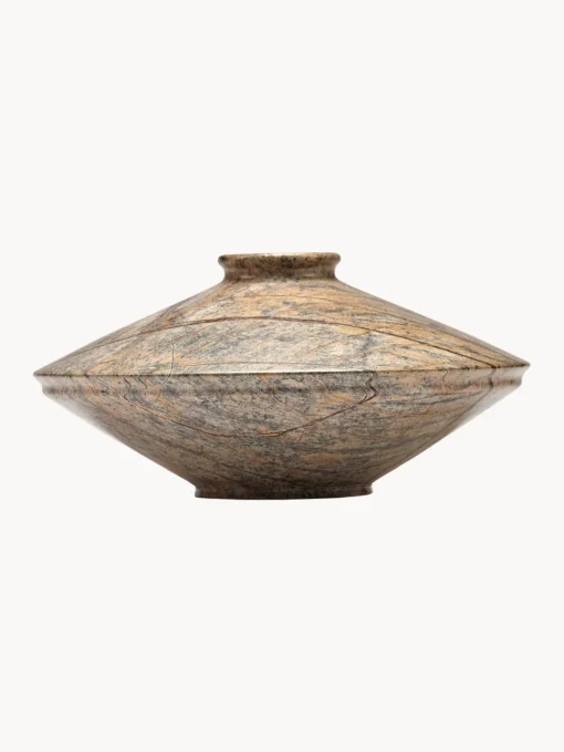 SERAX Jarrón de mármol Dune, 15 cm