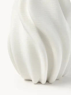 Westwing Collection Jarrón de porcelana impreso en 3D Melody, 29 cm