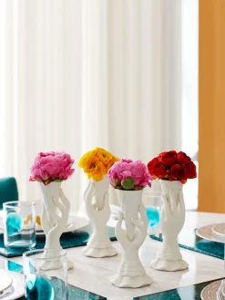 Jonathan Adler Jarrón de porcelana I-Scream, 20 cm