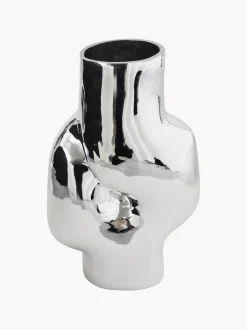 HKLIVING Jarrón de vidrio artesanal Gleam, 32 cm^ Jarrones|Jarrones