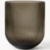 DBKD Jarrón de vidrio Simple Stripe, 22 cm^ Jarrones|Jarrones