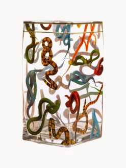 SELETTI Jarrón de vidrio , 30 cm
