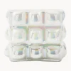 POLSPOTTEN Jarrón de vidrio soplado Bubble, 18 cm^ Jarrones|Jarrones