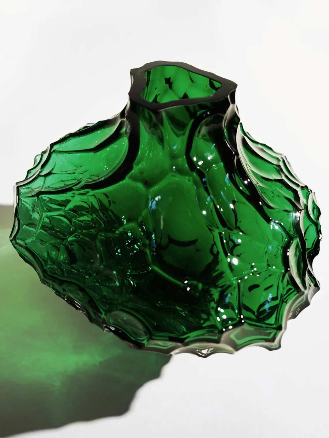 Hein Studio Jarrón de vidrio soplado Canyon, 23 cm^ Jarrones|Jarrones