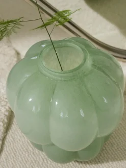 AYTM Jarrón de vidrio soplado Uva, 22 cm