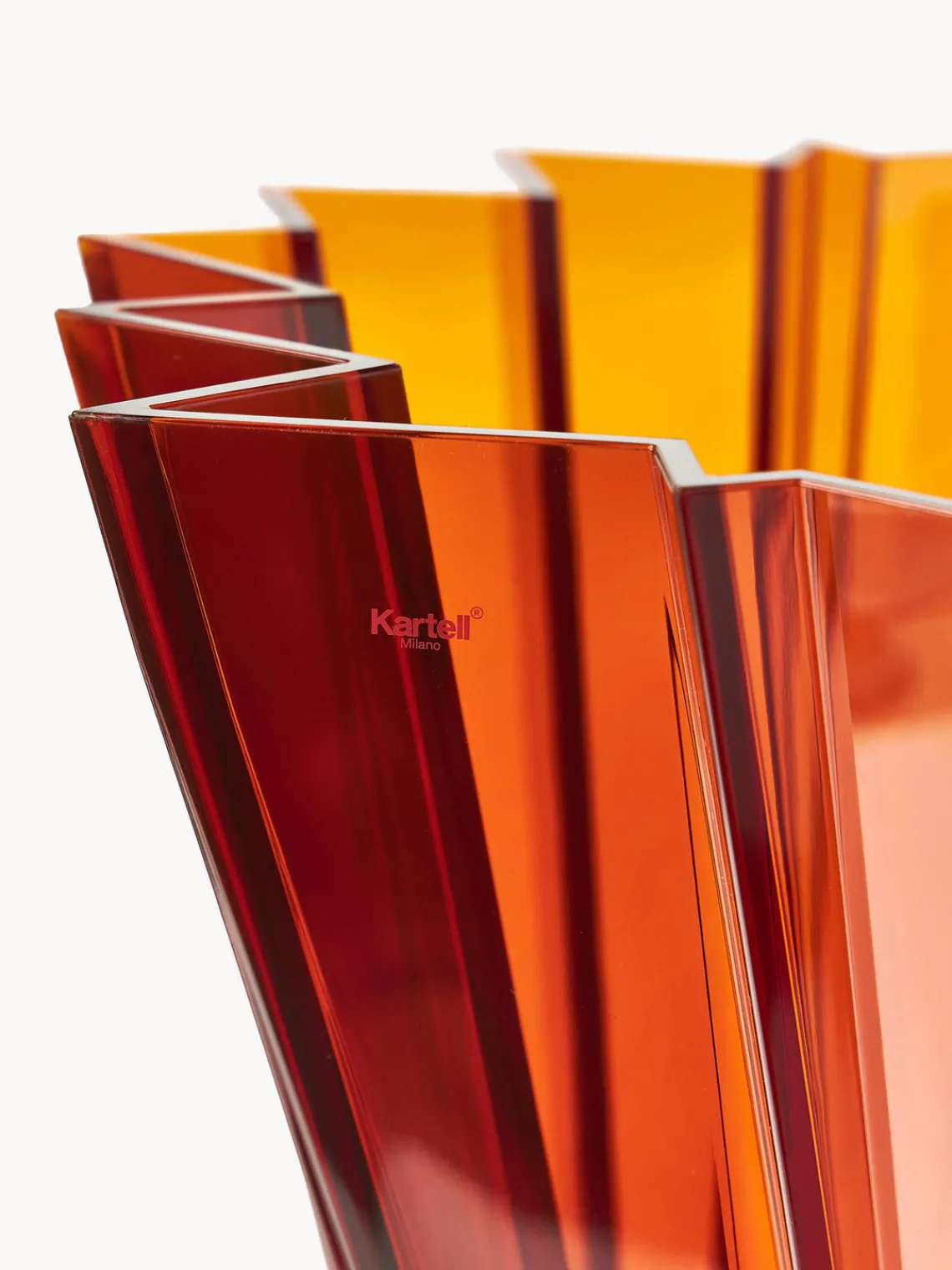 Kartell Jarrón grande Shanghai, Al 44 cm