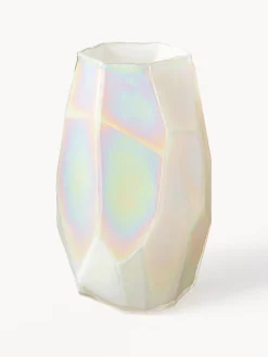 POLSPOTTEN Jarrón ridiscente de diseño Luster, 41 cm