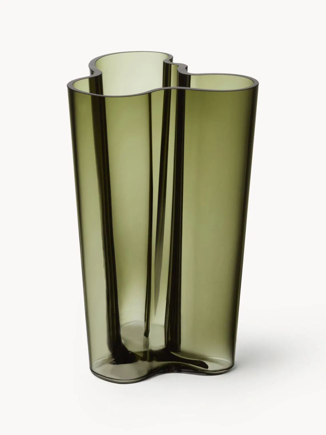 iittala Jarrón soplado artesanalmente Alvar Aalto, 25 cm