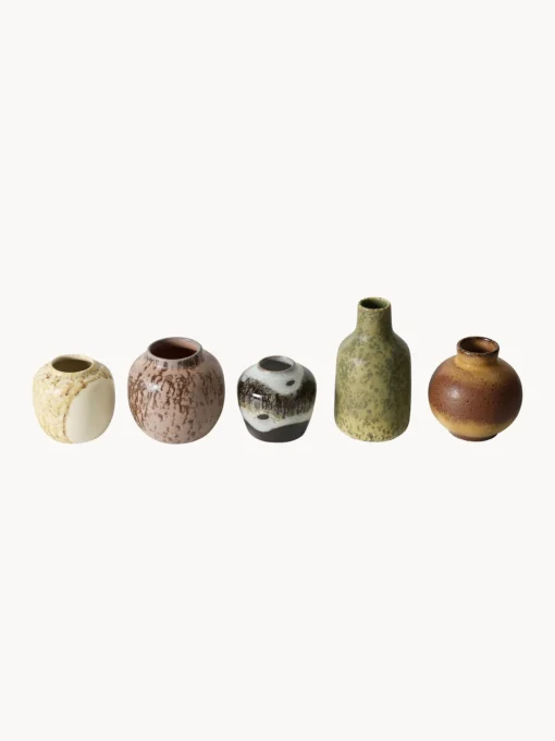 HKLIVING Jarrones artesanales 70's, 4 uds.^ Jarrones|Jarrones