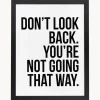 Any Image Lámina decorativa Don´t Look Back^ Cuadros Y Láminas Decorativas|Jarrones
