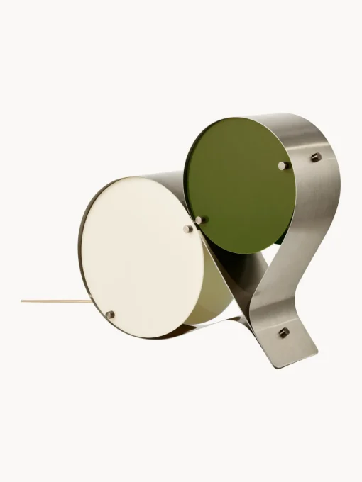 GUBI Lámpara de mesa con pantalla de plexiglás Coppia