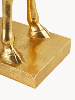 Bloomingville Lámpara de mesa de diseño grande con pantalla de lino Epigaea