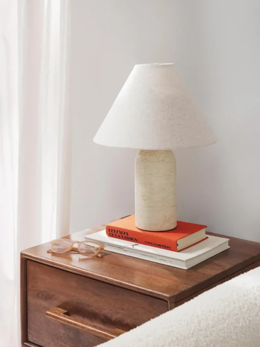 Westwing Collection Lámpara de mesa de mármol Gia^ Lámparas De Mesa|Lámparas De Techo