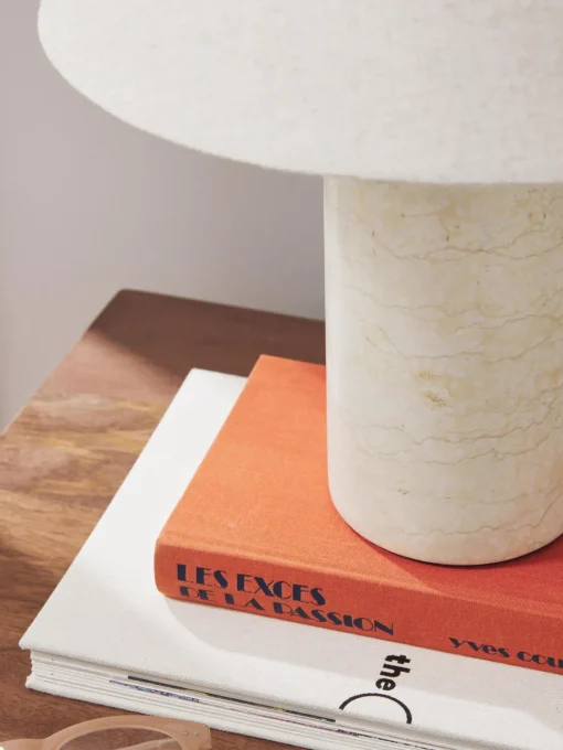 Westwing Collection Lámpara de mesa de mármol Gia^ Lámparas De Mesa|Lámparas De Techo