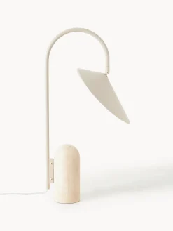 Ferm Living Lámpara de mesa grande ajustable con base de mármol Arum^ Lámparas De Mesa|Lámparas De Techo