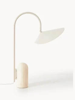 Ferm Living Lámpara de mesa grande ajustable con base de mármol Arum^ Lámparas De Mesa|Lámparas De Techo