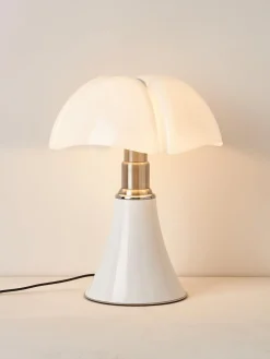 Martinelli Luce Lámpara de mesa grande LED regulable Pipistrello, altura ajustable