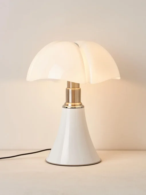 Martinelli Luce Lámpara de mesa grande LED regulable Pipistrello, altura ajustable