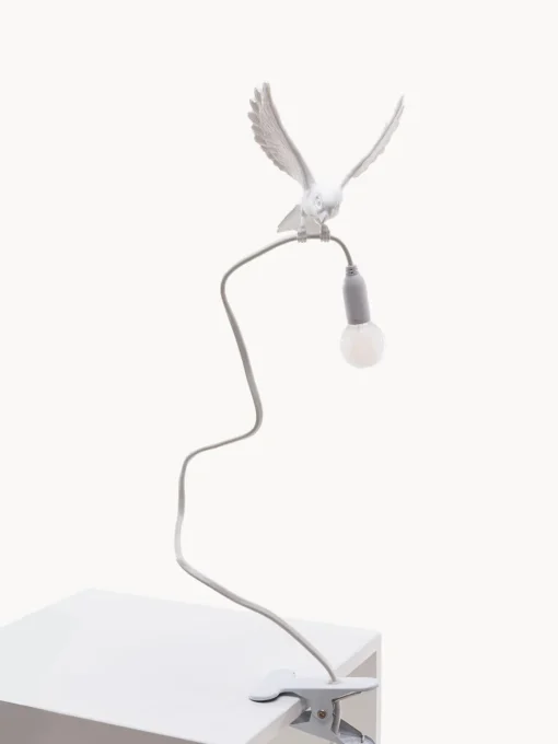 SELETTI Lámpara de mesa grande regulable con pinza Sparrow^ Lámparas De Mesa|Lámparas De Techo