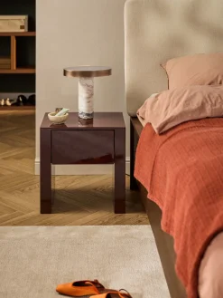 Westwing Collection Lámpara de mesa LED de mármol Eske