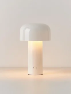 Flos Lámpara de mesa LED pequeña regulable Bellhop, portátil