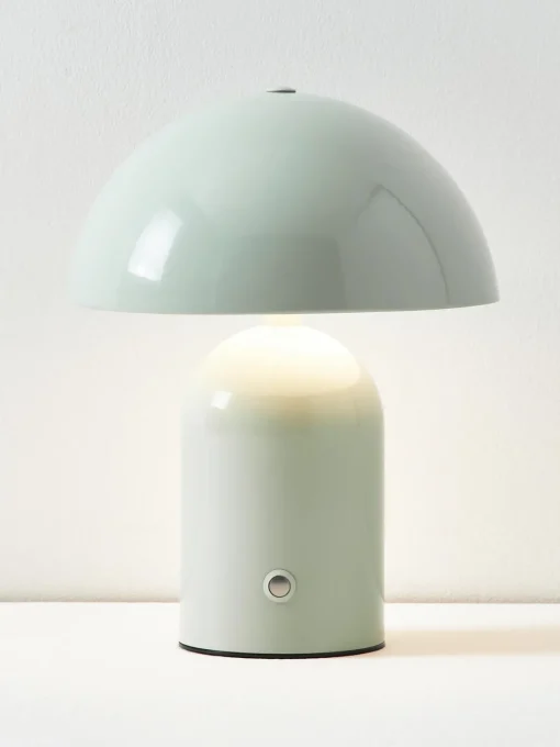 Westwing Collection Lámpara de mesa LED pequeña regulable Walter, portátil