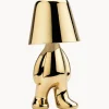 Qeeboo Lámpara de mesa LED pequeña regulable Golden Brothers Tom^ Lámparas De Mesa|Lámparas De Techo